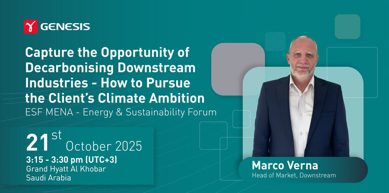 Marco Verna to Present on Decarbonising Downstream 