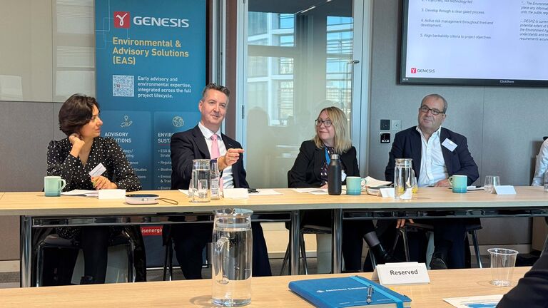 Genesis Hosts Industry Roundtable on Making Energy & Energy Transition Projects Bankable in the UK_3