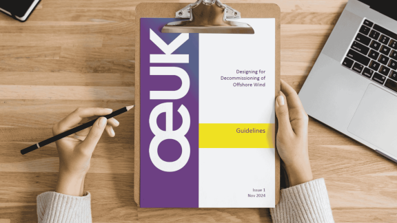 Genesis contributed to OEUK offshore wind decommissioning guidelines 